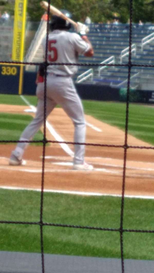 PNC Field, Scranton, section: 23, row: 1, seat: 8