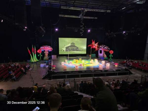 First Direct Bank Arena, section: 104, row: P, seat: 19
