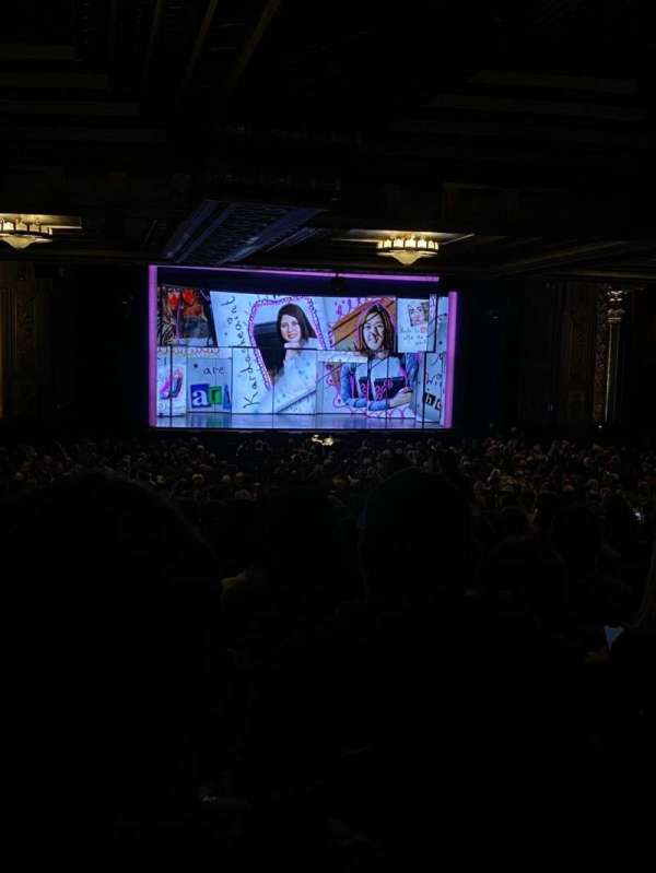Hollywood Pantages Theatre, section: Orchestra LC, row: ZZ, seat: 305