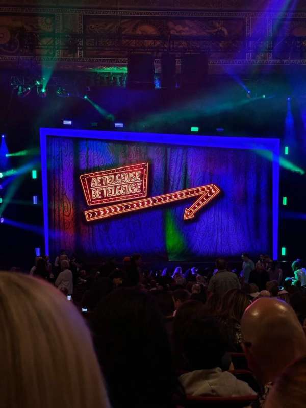 Hollywood Pantages Theatre, section: Orchestra C, row: PP, seat: 111