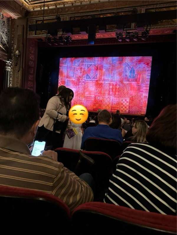 Hollywood Pantages Theatre, section: Orchestra RC, row: U, seat: 202
