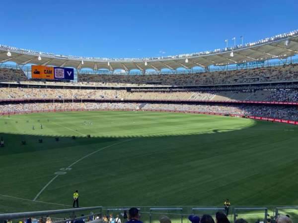 Optus Stadium, section: 326, row: 6, seat: 3