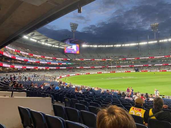 Melbourne Cricket Ground, section: M12, row: CC, seat: 9