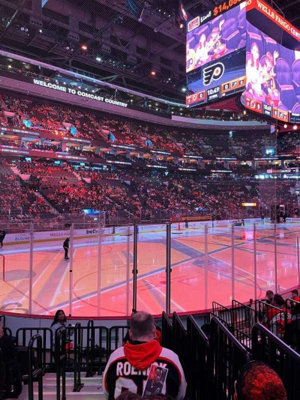 Xfinity Mobile Arena, section: 110, row: 10, seat: 1