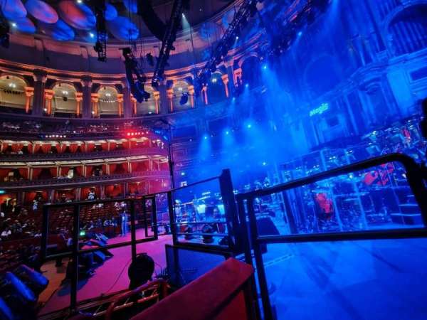 Royal Albert Hall, section: Stalls O, row: 1, seat: 106