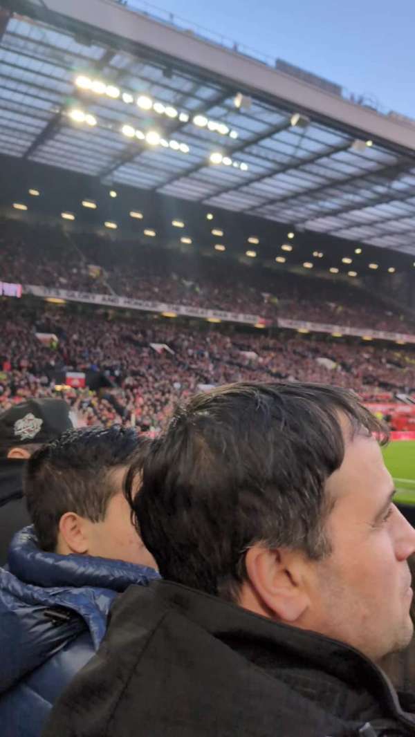Old Trafford, section: N1405, row: EE, seat: 215