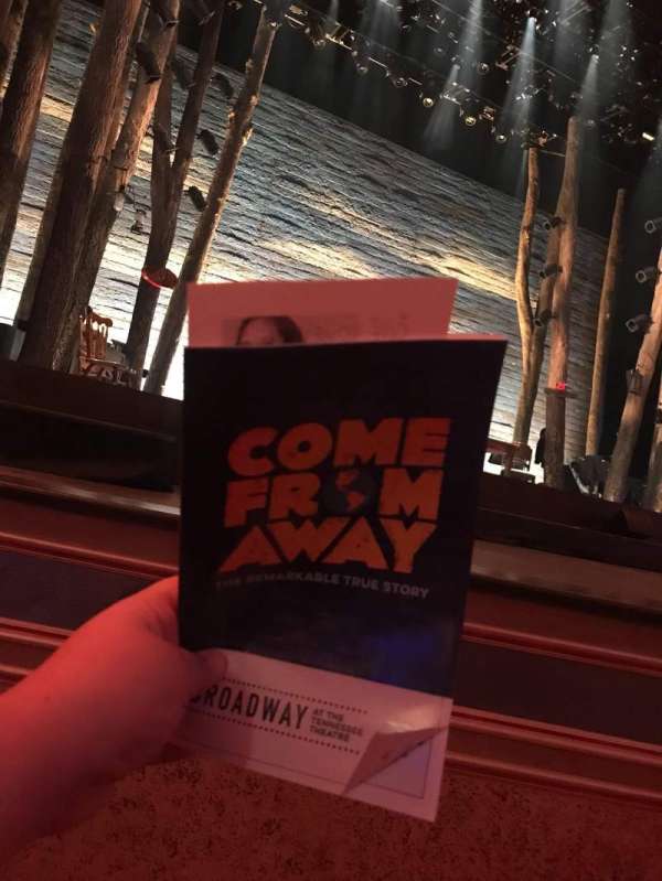 Tennessee Theatre, section: Orchestra LF, row: A, seat: 5
