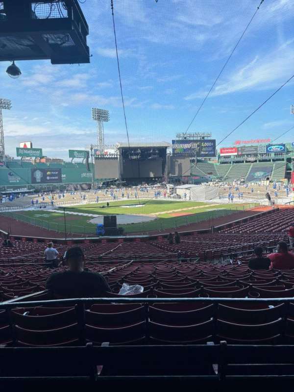 Fenway Park, section: Grandstand 20, row: 3, seat: 11