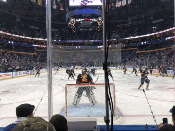 KeyBank Center, section: 123, row: 3, seat: 8