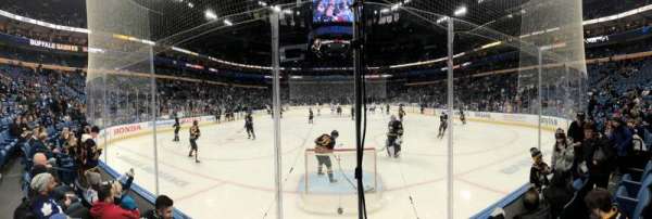 KeyBank Center, section: 123, row: 3, seat: 8
