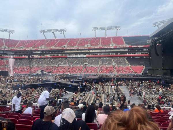 Raymond James Stadium, section: 113, row: S, seat: 9