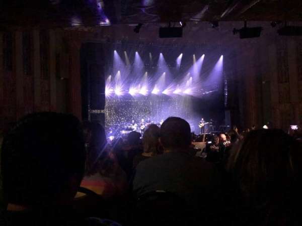 The Wiltern, section: Floor 4L, row: R, seat: 3