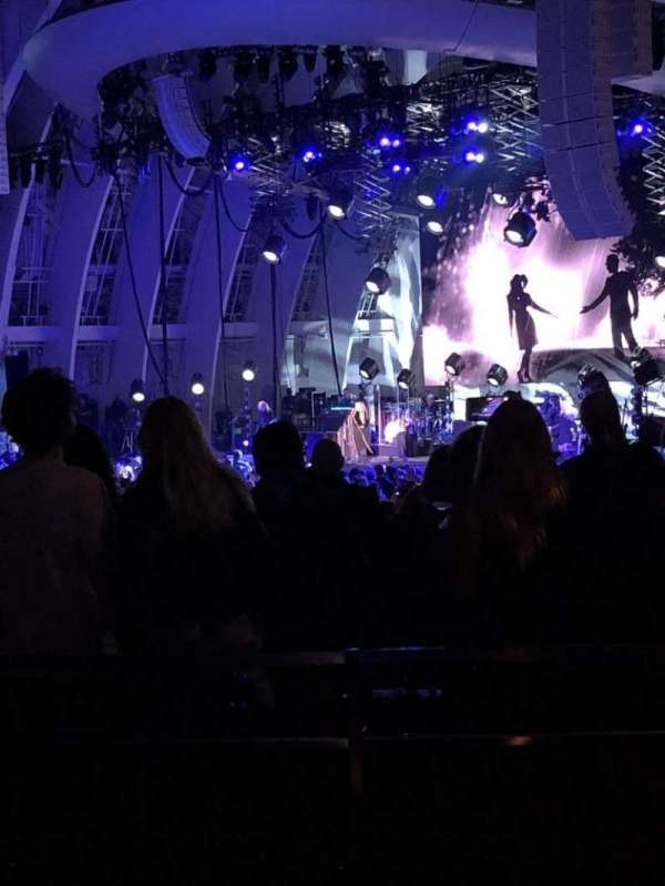 Hollywood Bowl, section: D, row: 1, seat: 26