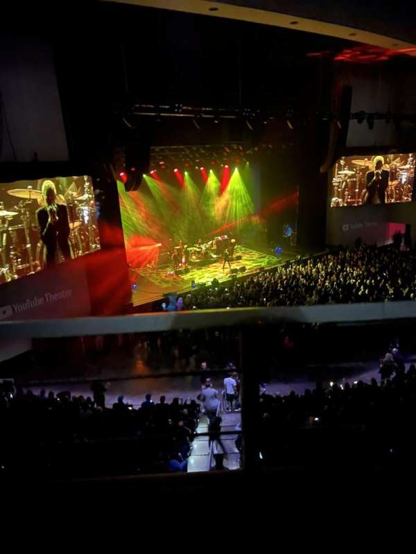 YouTube Theater, section: 202, row: A, seat: 13