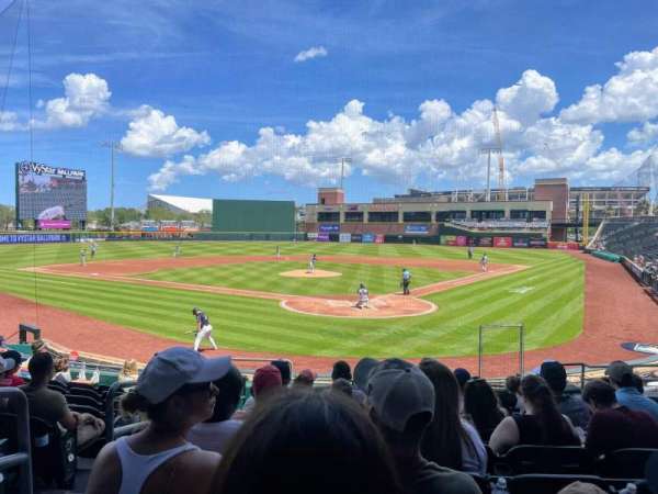 VyStar Ballpark, section: 107, row: Q, seat: 2
