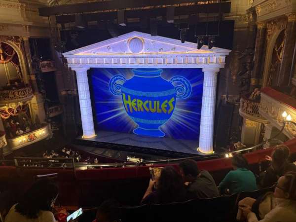 Theatre Royal Drury Lane, section: Grand Circle, row: D, seat: 15