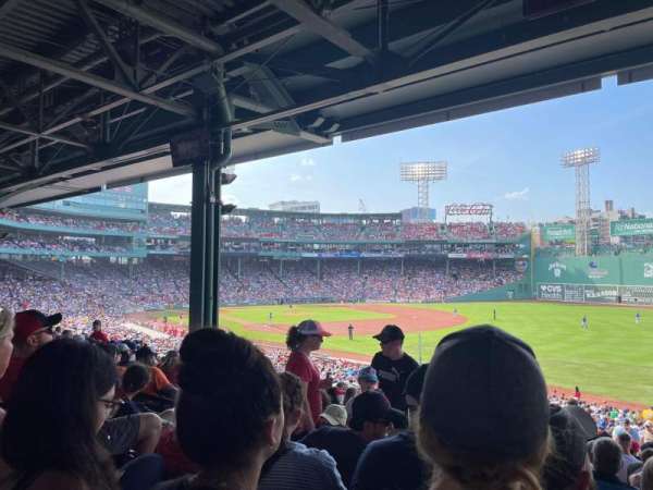 Fenway Park, section: Grandstand 8, row: 8, seat: 22