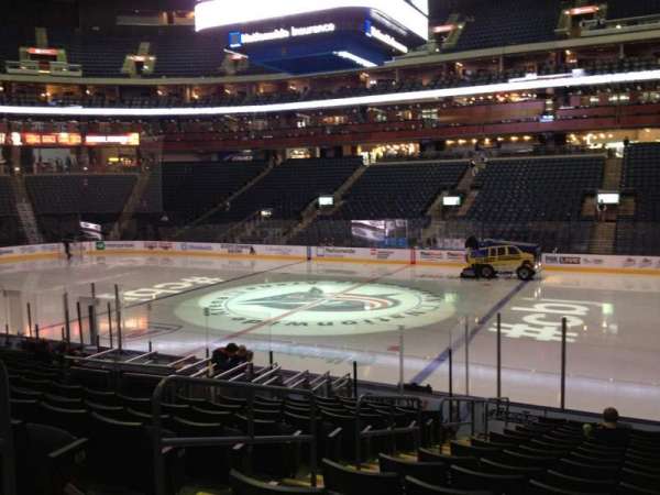 Nationwide Arena, section: 102, row: Q, seat: 17