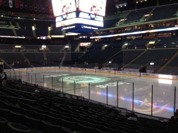 Nationwide Arena, section: 112, row: R, seat: 7