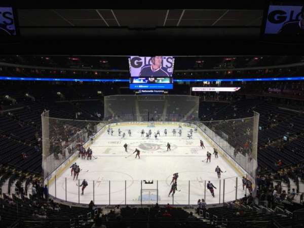 Nationwide Arena, section: 120, row: MM, seat: 13