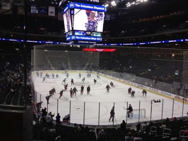 Nationwide Arena, section: 121, row: BB, seat: 12