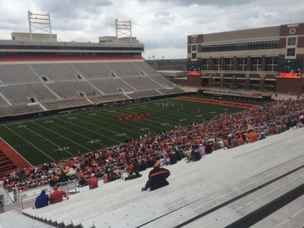 Boone Pickens Stadium, section: 212, row: 30, seat: 1