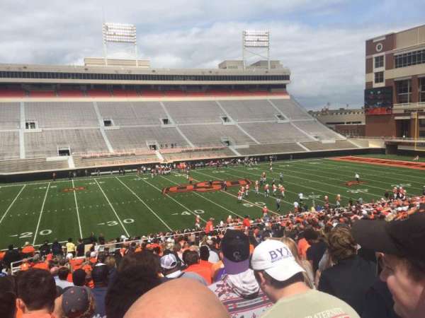 Boone Pickens Stadium, section: Old 207, row: 29, seat: 25