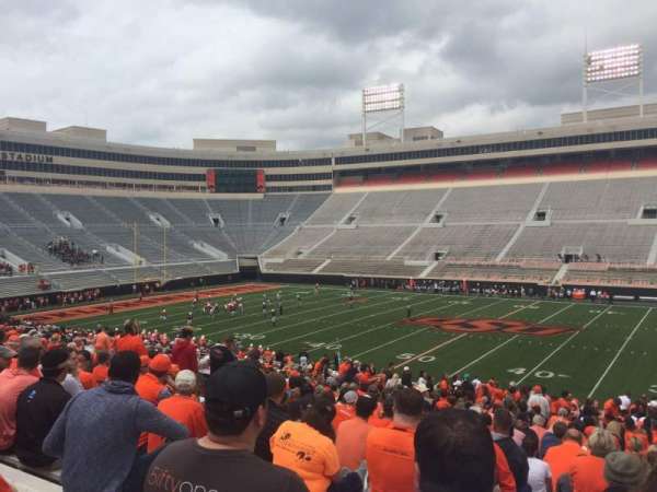 Boone Pickens Stadium, section: Old 204, row: 26, seat: 12
