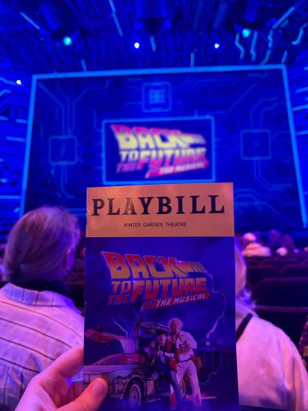 Winter Garden Theatre, section: Orchestra C, row: L, seat: 108