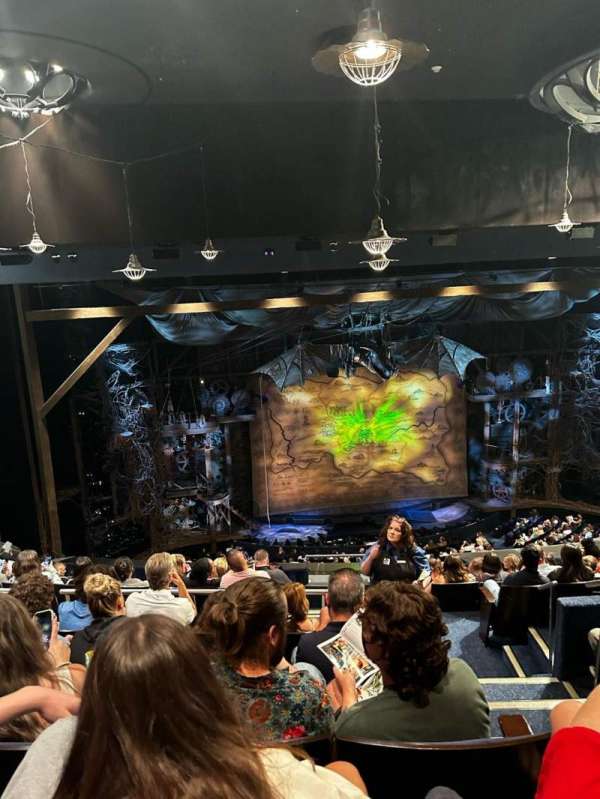 Gershwin Theatre, section: Rear Mezzanine L, row: K, seat: 7
