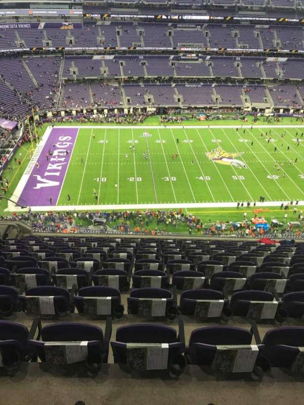 U.S. Bank Stadium, section: 314, row: 10, seat: 17