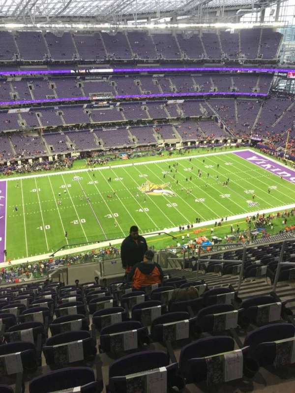 U.S. Bank Stadium, section: 315, row: 12, seat: 5