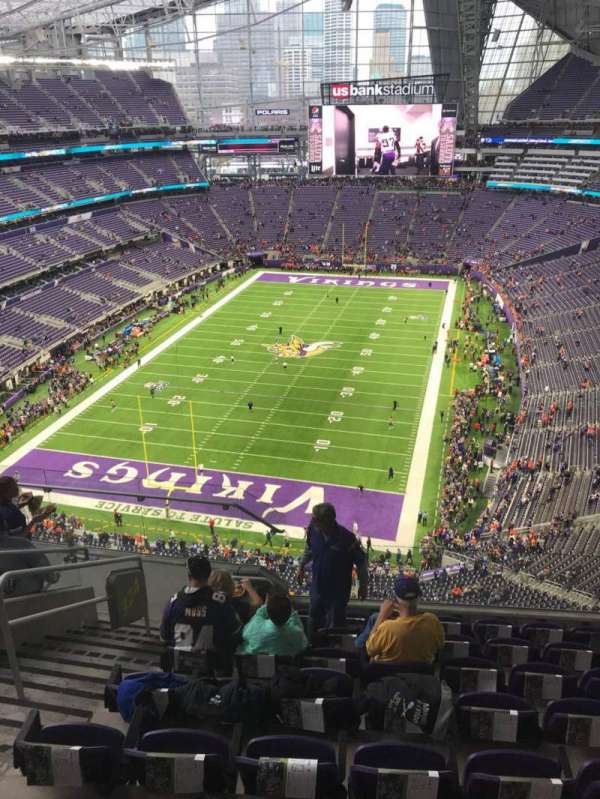 U.S. Bank Stadium, section: 324, row: 8, seat: 12