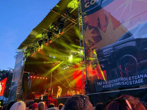 PNE Amphitheatre, section: Floor, row: 4, seat: 66