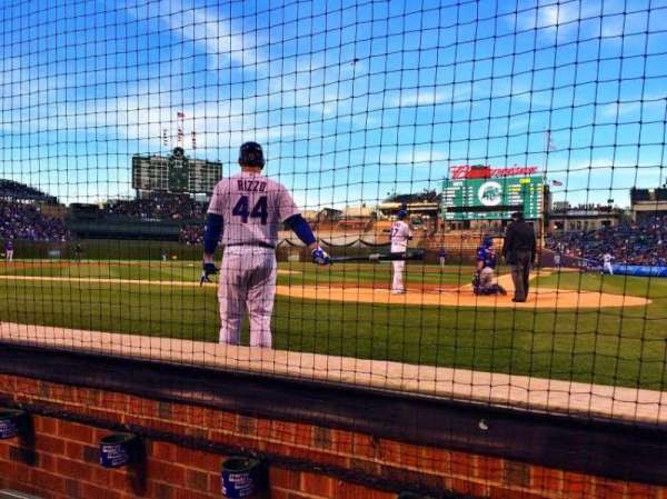 Wrigley Field, section: AA15, row: 2, seat: 8