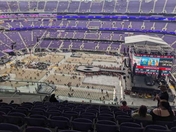 U.S. Bank Stadium, section: 308, row: E, seat: 11