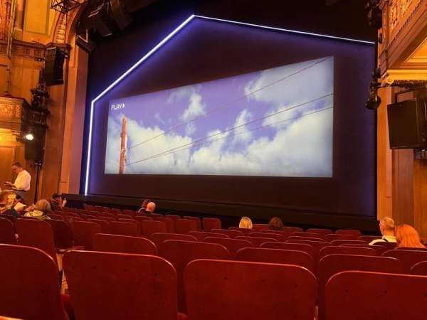 Booth Theatre, section: Orchestra R, row: H, seat: 8