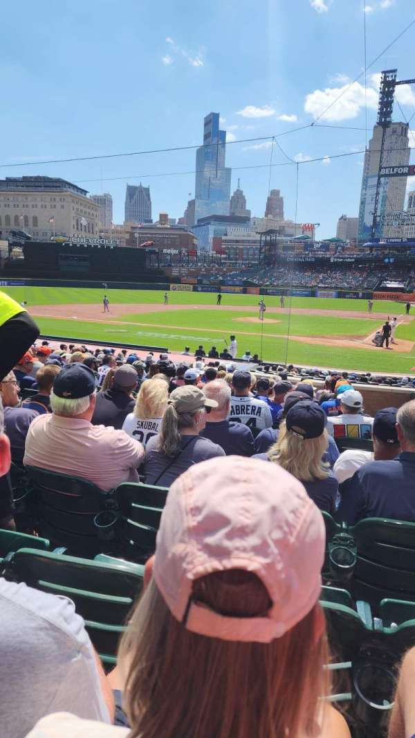 Comerica Park, section: 131, row: 26, seat: 2