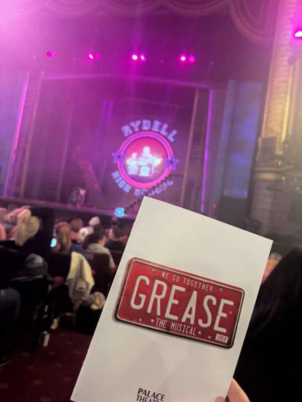 Palace Theatre, Manchester, section: Stalls, row: G, seat: 14-15