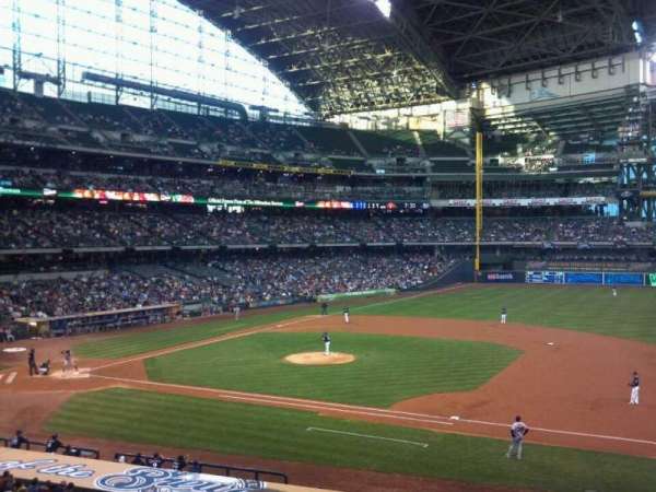 American Family Field, section: 212, row: 3, seat: 17