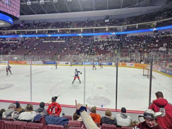 Giant Center, section: 122, row: F, seat: 7