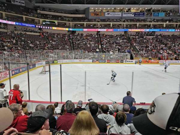 Giant Center, section: 105, row: H, seat: 10