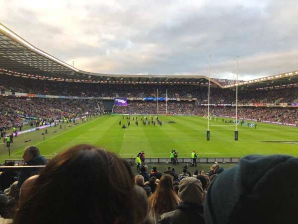Murrayfield Stadium, section: S15, row: EE, seat: 12