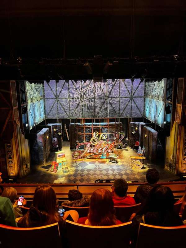 Stephen Sondheim Theatre, section: Mezzanine C, row: D, seat: 112