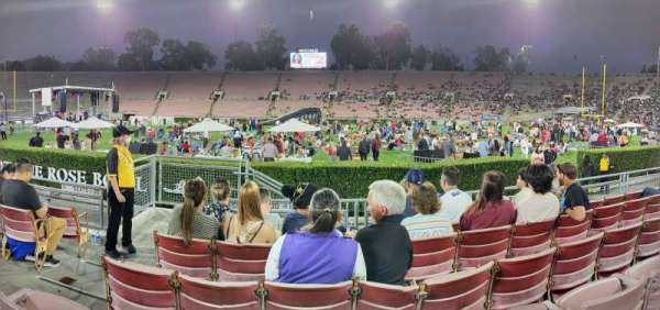Rose Bowl, section: 19-H, row: 3, seat: 103