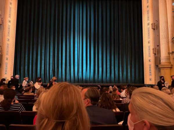 Hudson Theatre, section: Orchestra C, row: M, seat: 108
