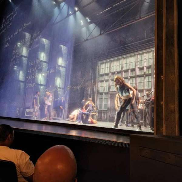 Neil Simon Theatre, section: Orchestra R, row: B, seat: 12