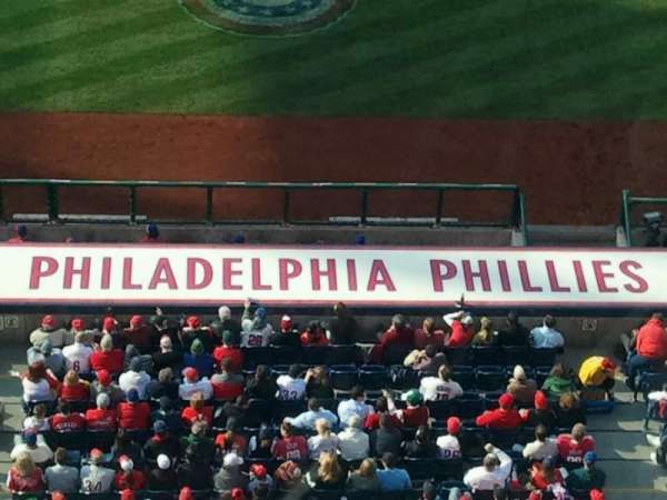 Citizens Bank Park, section: 316, row: 1, seat: 12