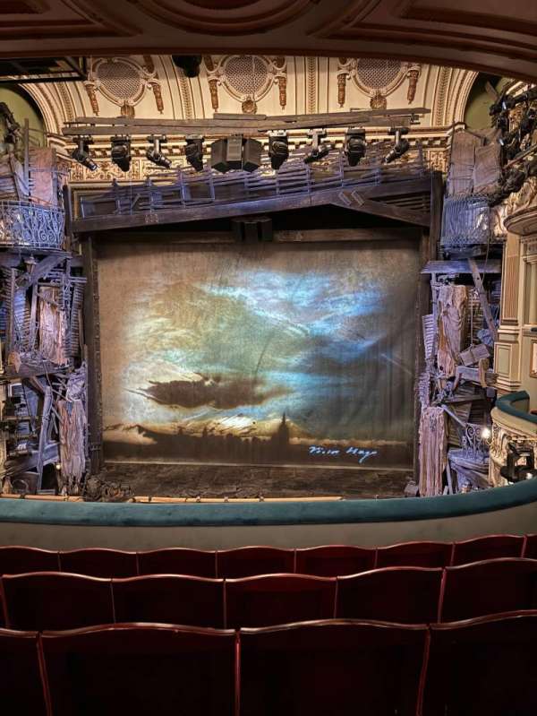 Sondheim Theatre, West End, section: Grand Circle, row: E, seat: 11