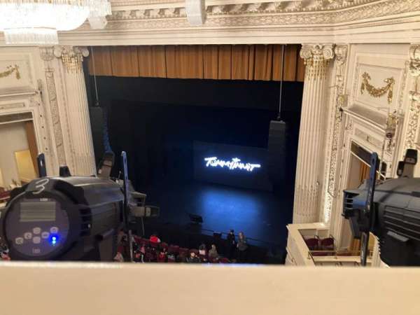 Shubert Theatre, Boston, section: Balcony R, row: A, seat: 22